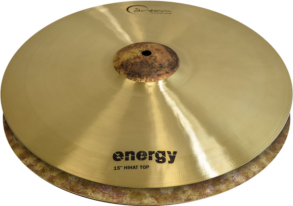 Dream EHH15 Energy Hi-hat Cymbal 15inch Tight micro-lathed cymbal with unlathed bell