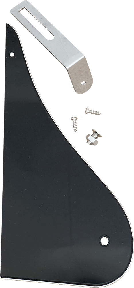 Viking VS-3115A Mandolin Pickguard, A Style Black. Comes with nickel bracket