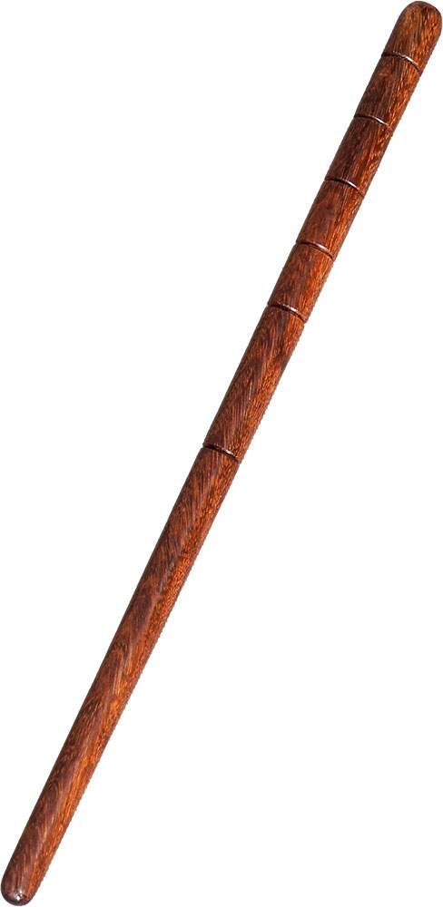 Glenluce GBT-17 Tamarind Beater, Brass Inlay MOP inlay. Tapered with routed rings. Ave width: 11mm/8mm and length 240mm