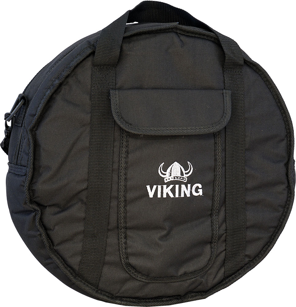 Viking VBB-2014 Deluxe 14inch Bodhran Bag 4inch deep with 15mm padding, 800 denier black nylon exterior, pocket, strap