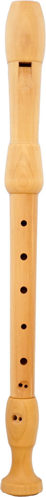 Valentino VR-230T Treble Recorder, Maple Wood Natural satin maple finish. Comes in 3 parts