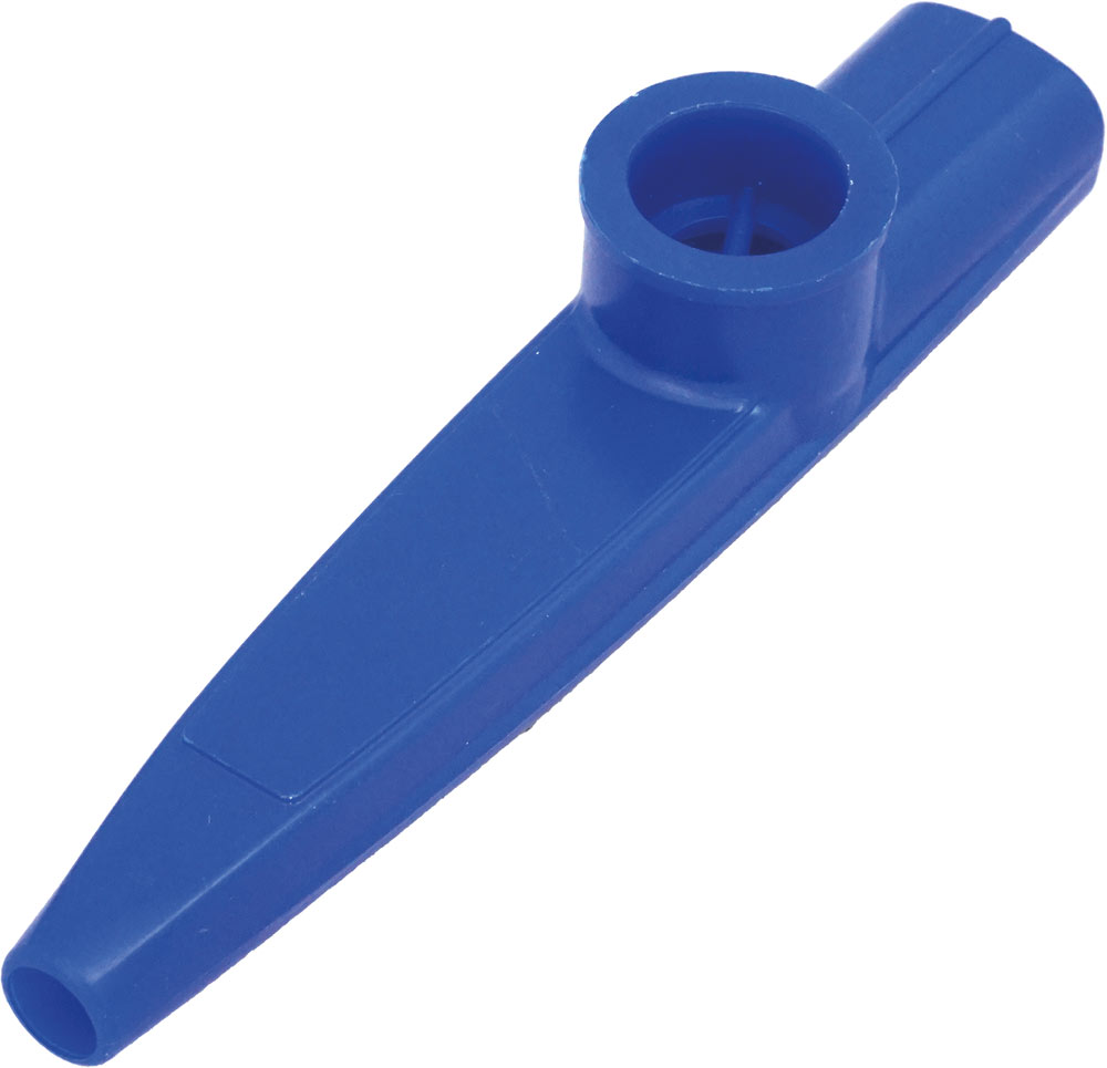 Atlas KA-1 BLUE Plastic Kazoo Single, Blue Brightly colored kazoo