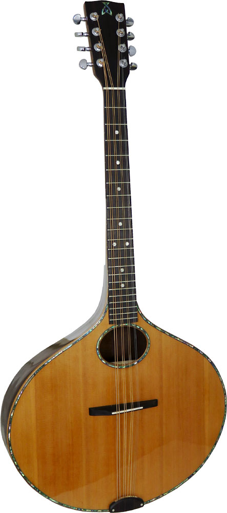 Ashbury Iona Octave Mandolin Onion shaped body. Solid Spruce top, solid Senna Siamea body