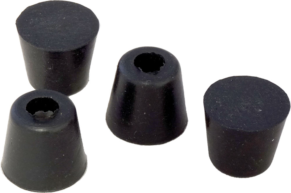 Sherwood MS-113 Rubber Bass Feet, Set of 4 Ideal replacements for the feet on most melodeons