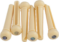 Viking VS-5204C Cream Bridge Pins, Abalone Dot