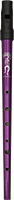 Clarke Sweetone High D Whistle, Purple Traditional tapering tin tube with moulded black plastic mouthpiece