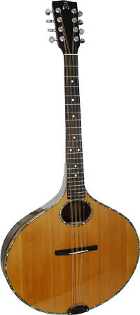 Ashbury Iona Octave Mandolin Onion shaped body. Solid Spruce top, solid Senna Siamea body