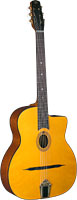 Cigano GJ-0 Gypsy Jazz Guitar, Oval Hole Spruce top, Asian rosewood body & f/board, flat cutaway. Gypsy Jazz Guitar
