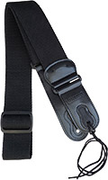 Viking VGS-60K Cotton Guitar Strap, Black