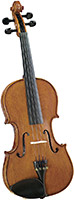 Cremona SV-175 1/4 Premier Student Violin Outift. Solid hand carved/graduated maple and spruce tonewoods. Prelude strings