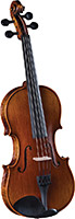 Cremona SV-500 3/4 Premier Artist Violin Outfit. Solid spruce top with a rich, hand applied golden red-brown varnish